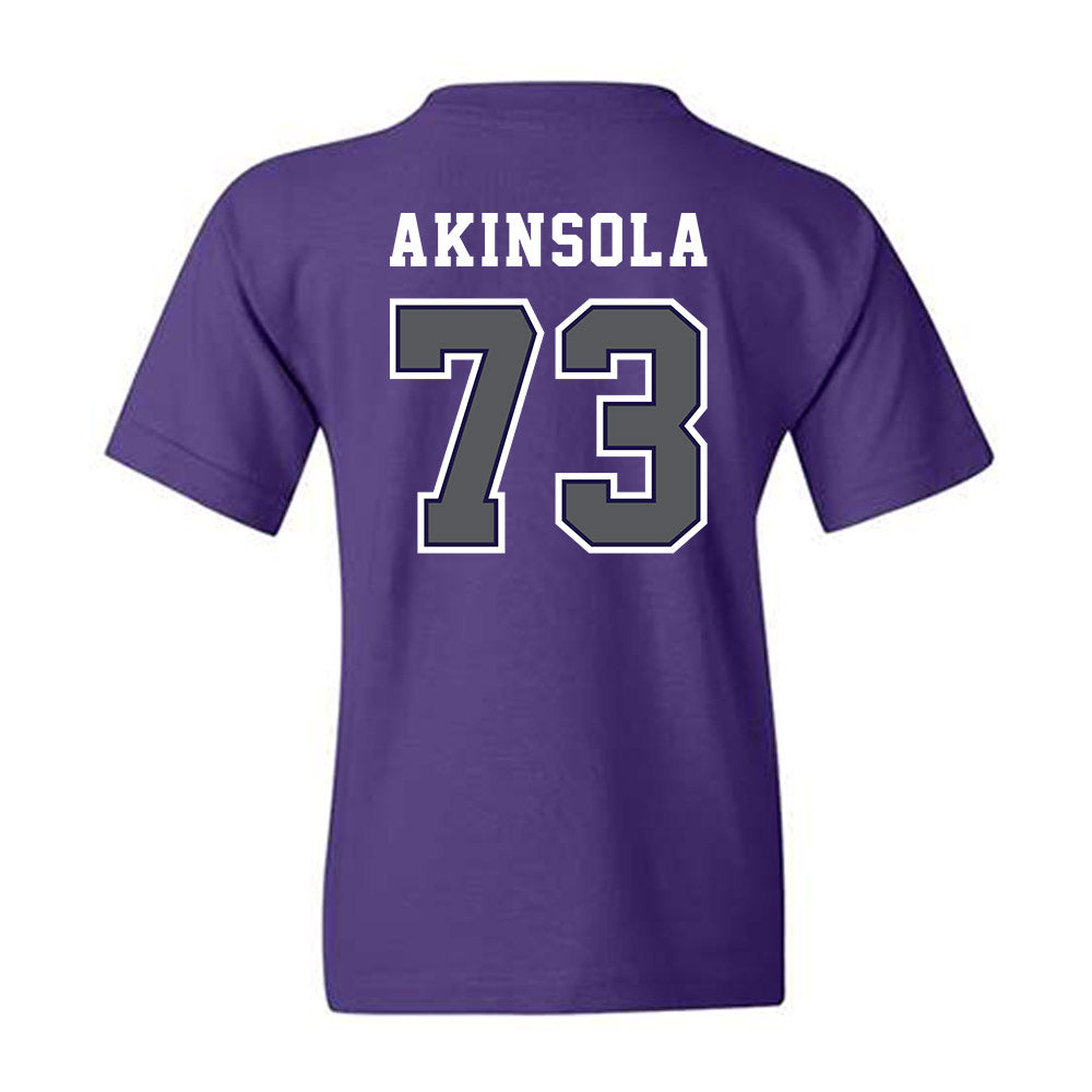 Furman - NCAA Football : Noah Akinsola - Classic Shersey Youth T-Shirt-1