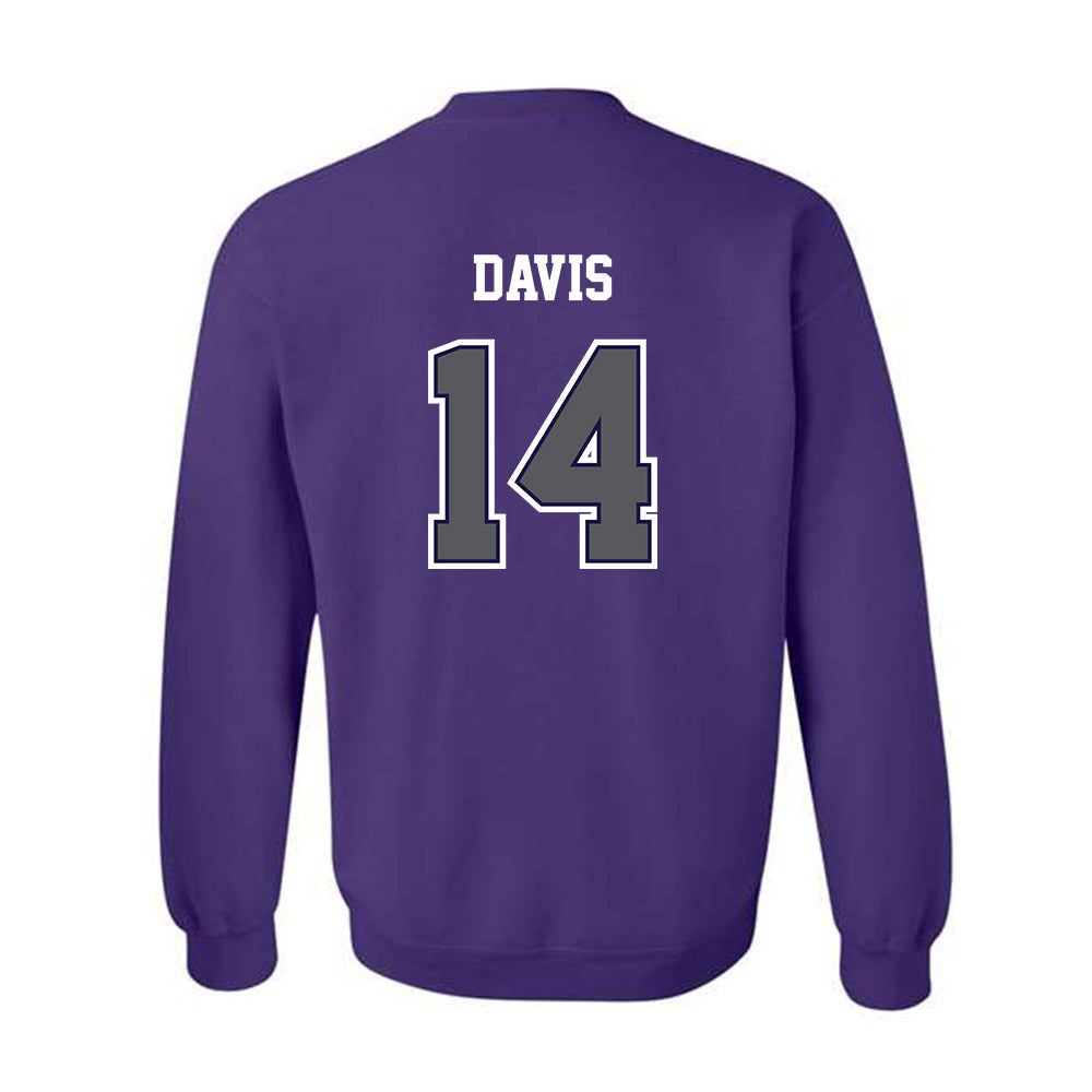 Furman - NCAA Football : Isaiah Davis - Classic Shersey Crewneck Sweatshirt-1