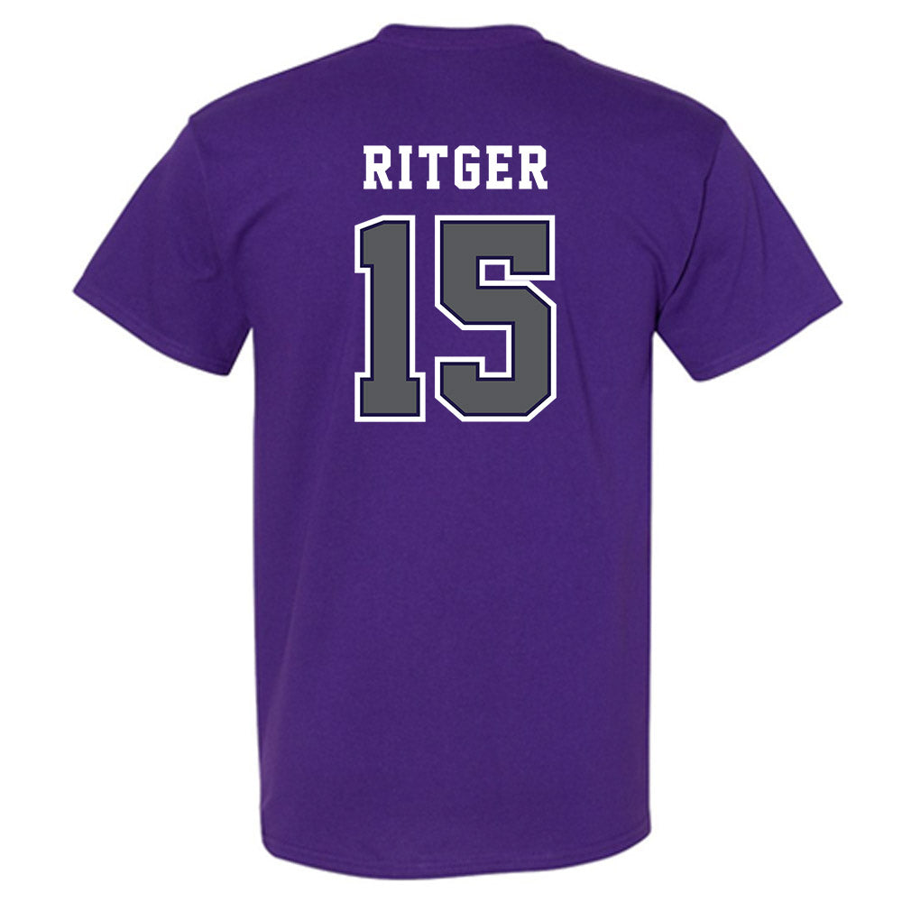 Furman - NCAA Men's Basketball : Owen Ritger - Classic Shersey T-Shirt-1