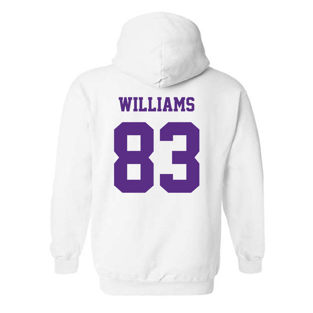 Furman - NCAA Football : Ian Williams - Classic Shersey Hooded Sweatshirt-1