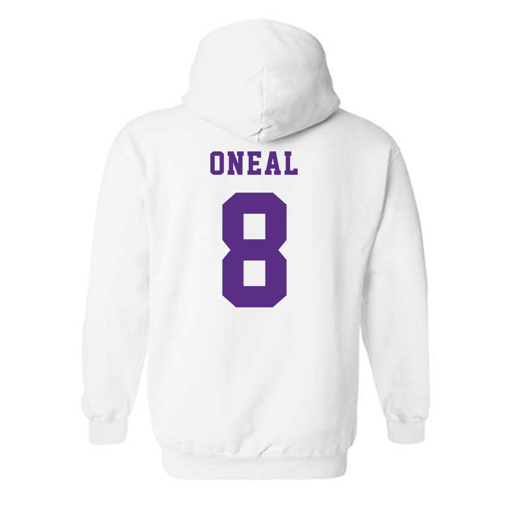 Furman - NCAA Men's Basketball : Collin ONeal - Classic Shersey Hooded Sweatshirt-1