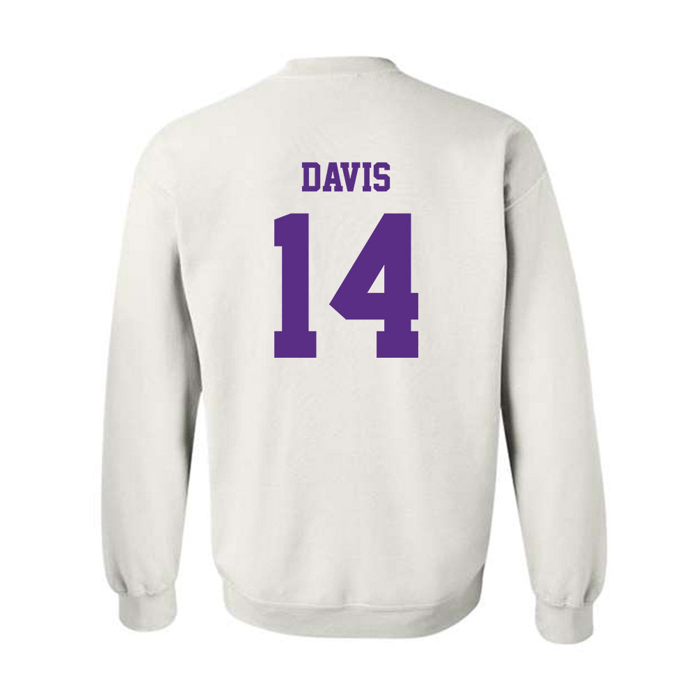 Furman - NCAA Football : Isaiah Davis - Classic Shersey Crewneck Sweatshirt-1