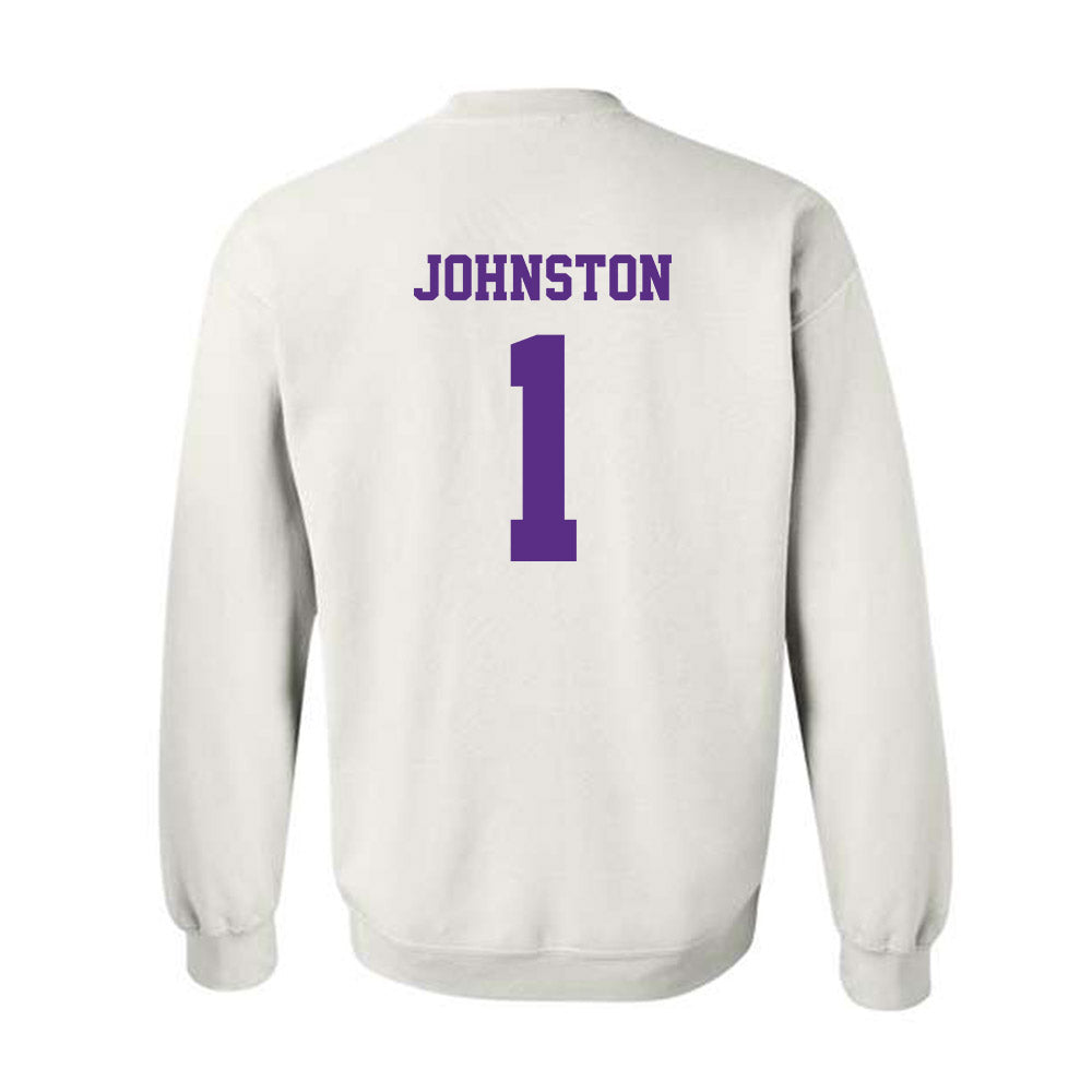 Furman - NCAA Men's Basketball : Charles Johnston - Classic Shersey Crewneck Sweatshirt-1