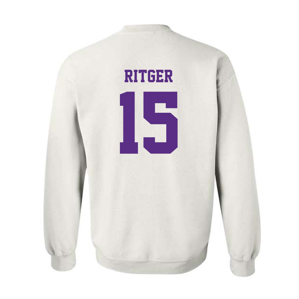Furman - NCAA Men's Basketball : Owen Ritger - Classic Shersey Crewneck Sweatshirt-1