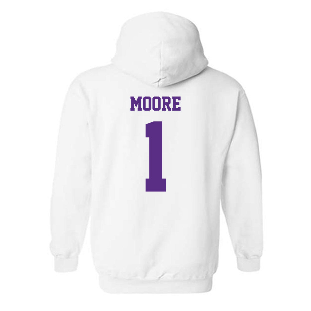 Furman - NCAA Women's Volleyball : Kacie Moore - Classic Shersey Hooded Sweatshirt-1