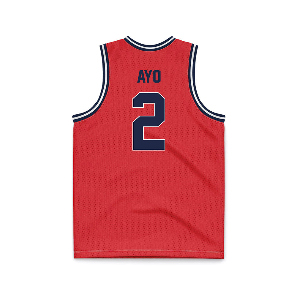 St. Johns - NCAA Men's Basketball : Sadiku Ayo - Red Basketball Jersey