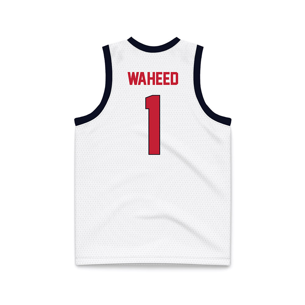 St. Johns - NCAA Women's Basketball : Beautiful Waheed - White Basketball Jersey-1