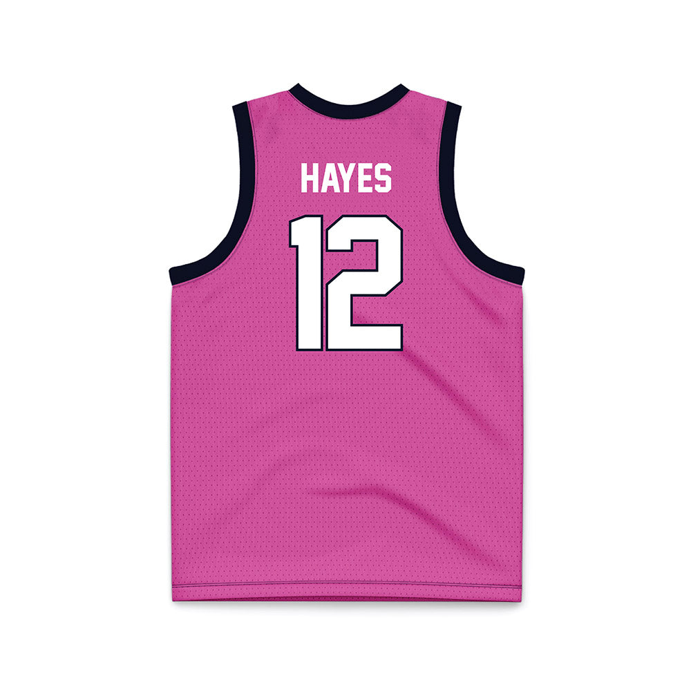 St. Johns - NCAA Women's Basketball : Kyla Hayes - Pink Basketball Jersey-1