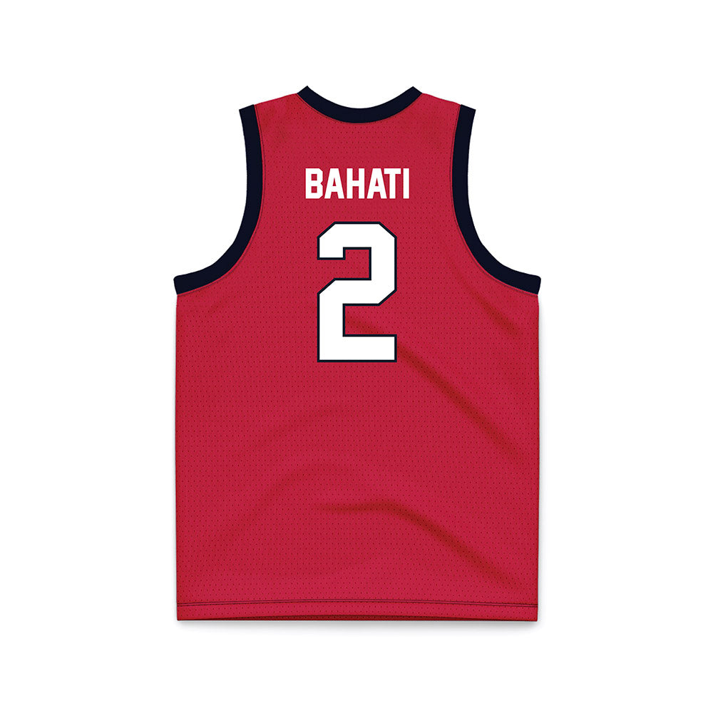 St. Johns - NCAA Women's Basketball : Julie Bahati - Red Basketball Jersey-1