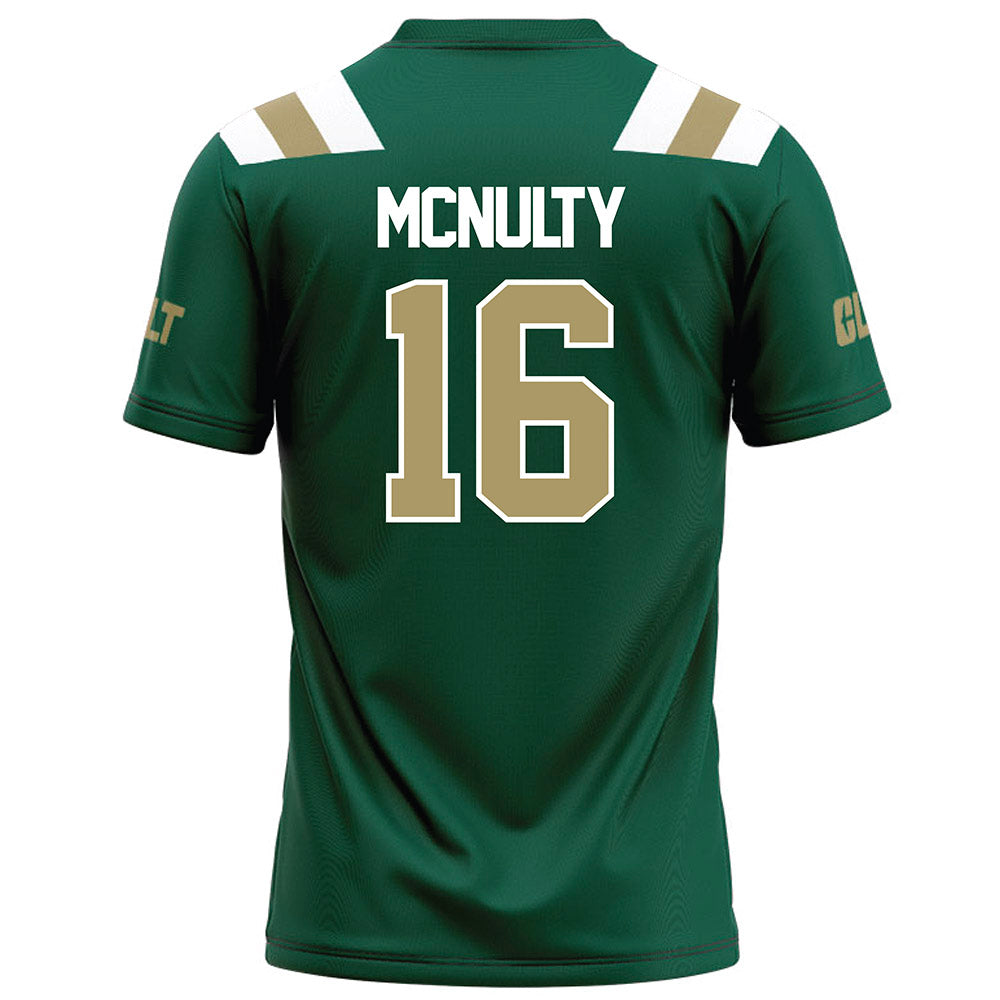 UNC Charlotte - NCAA Football : Luke McNulty - Green Football Jersey-1