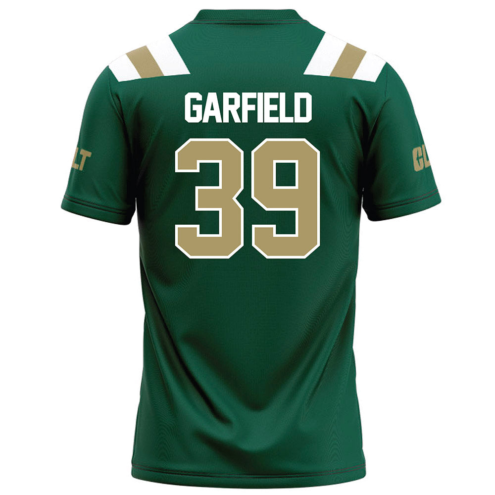 UNC Charlotte - NCAA Football : Colby Garfield - Green Football Jersey-1