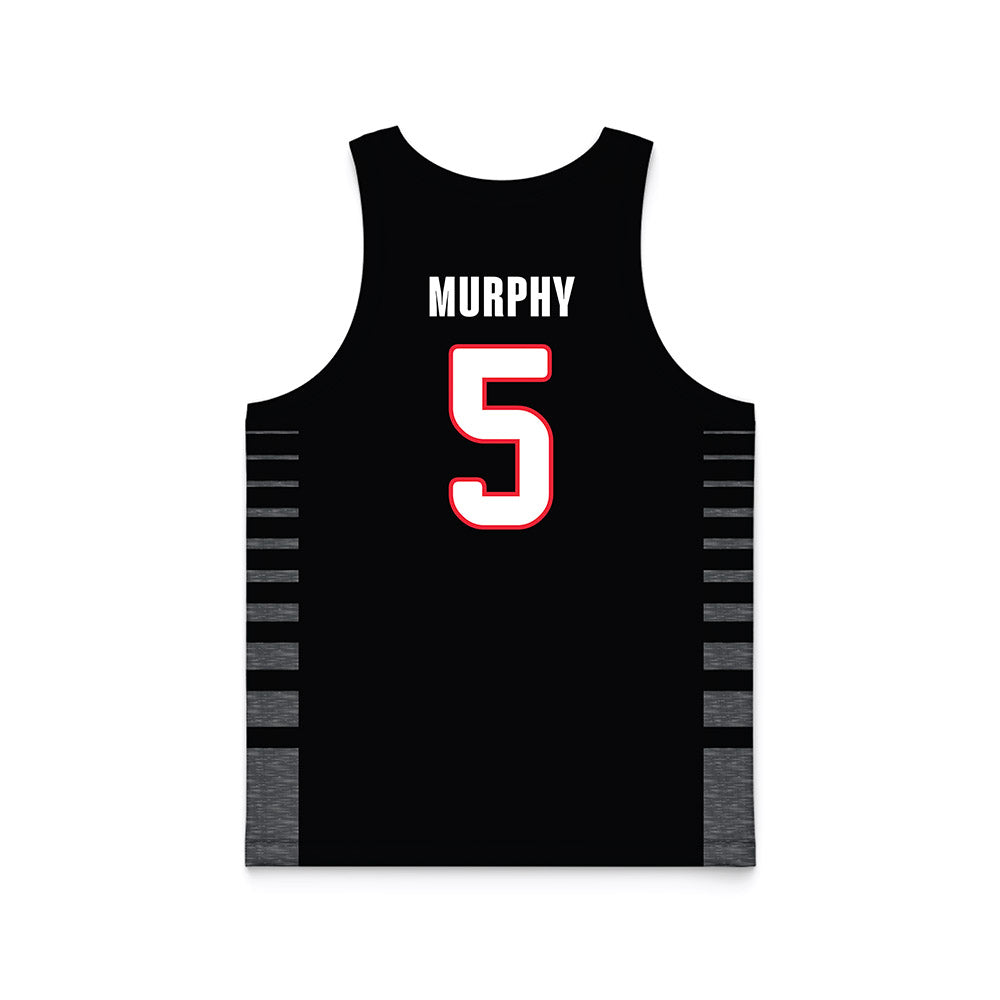 Seattle - NCAA Men's Basketball : Jojo Murphy - Black Basketball Jersey-1