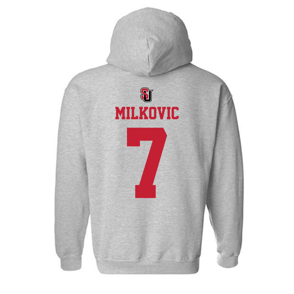 Seattle - NCAA Women's Basketball : Lucija Milkovic - Classic Shersey Hooded Sweatshirt-1