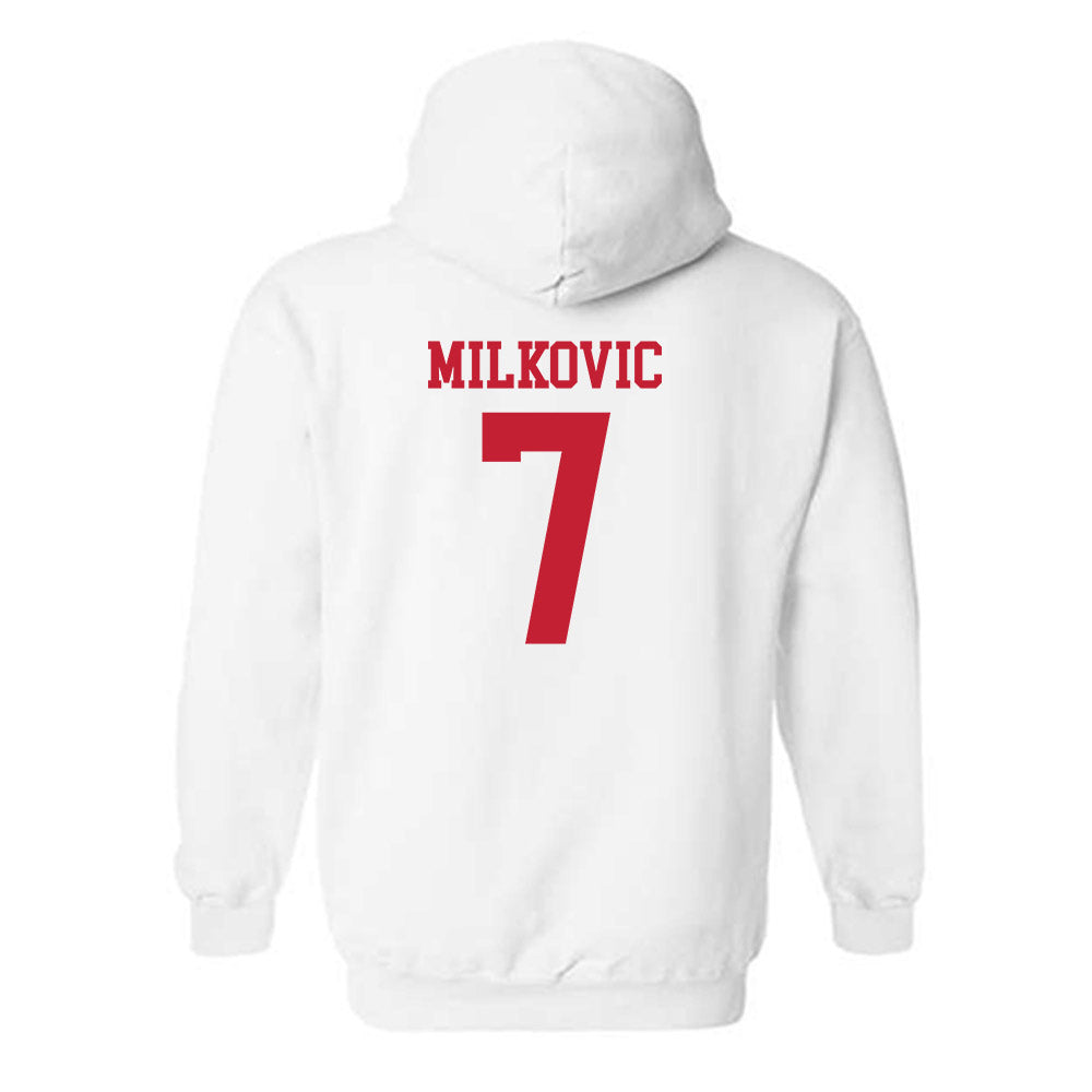 Seattle - NCAA Women's Basketball : Lucija Milkovic - Classic Shersey Hooded Sweatshirt-1