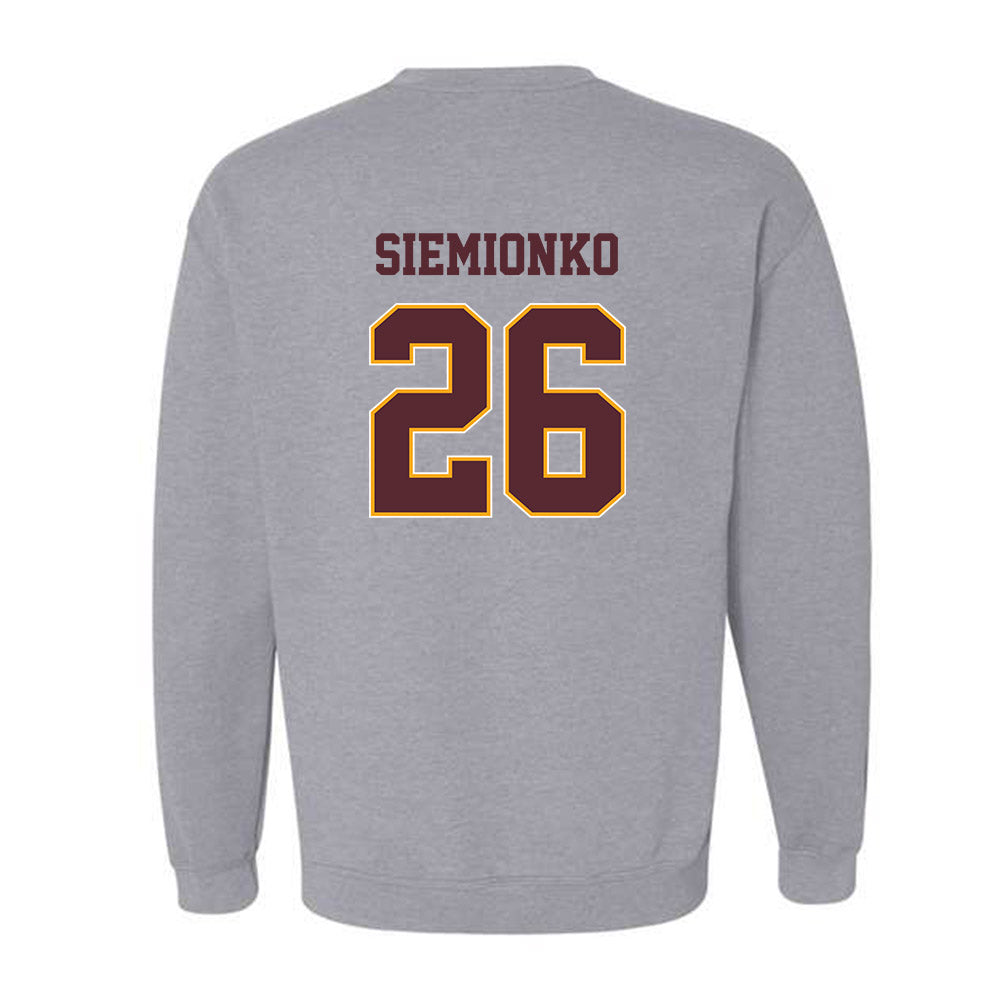 Loyola - NCAA Men's Soccer : David Siemionko - Classic Shersey Crewneck Sweatshirt