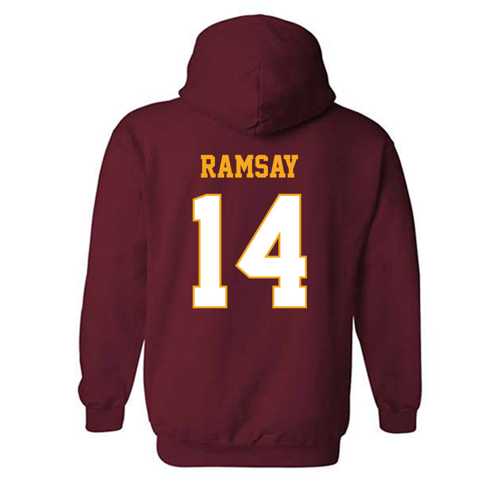 Loyola - NCAA Women's Volleyball : Ella Ramsay - Classic Shersey Hooded Sweatshirt-1
