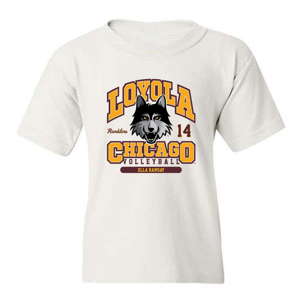 Loyola - NCAA Women's Volleyball : Ella Ramsay - Classic Fashion Shersey Youth T-Shirt-0