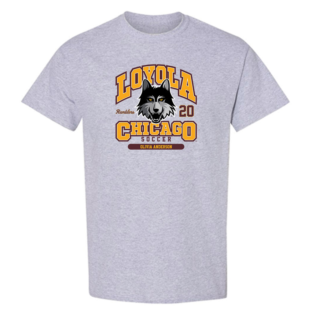 Loyola - NCAA Women's Soccer : Olivia Anderson - Classic Fashion Shersey T-Shirt-0