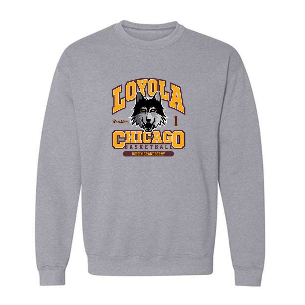 Loyola - NCAA Women's Basketball : Roisin Grandberry - Classic Fashion Shersey Crewneck Sweatshirt-0