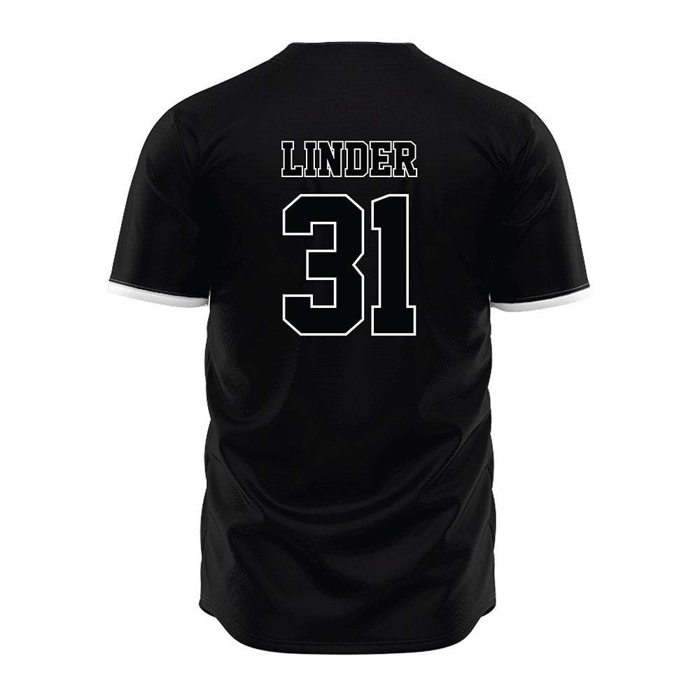 Arizona State - NCAA Baseball : Colin Linder - Black Jersey-1