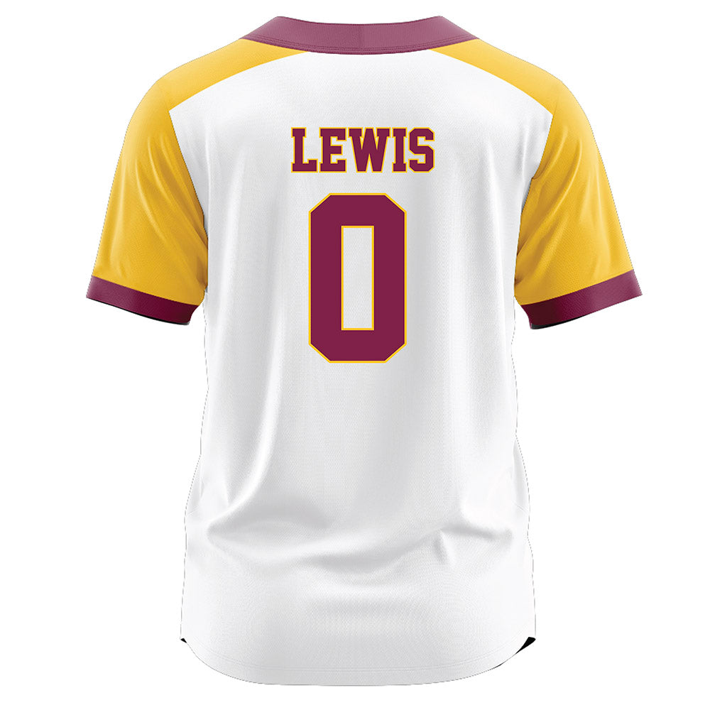 Arizona State - NCAA Softball : Nehanda Lewis - White Jersey-1