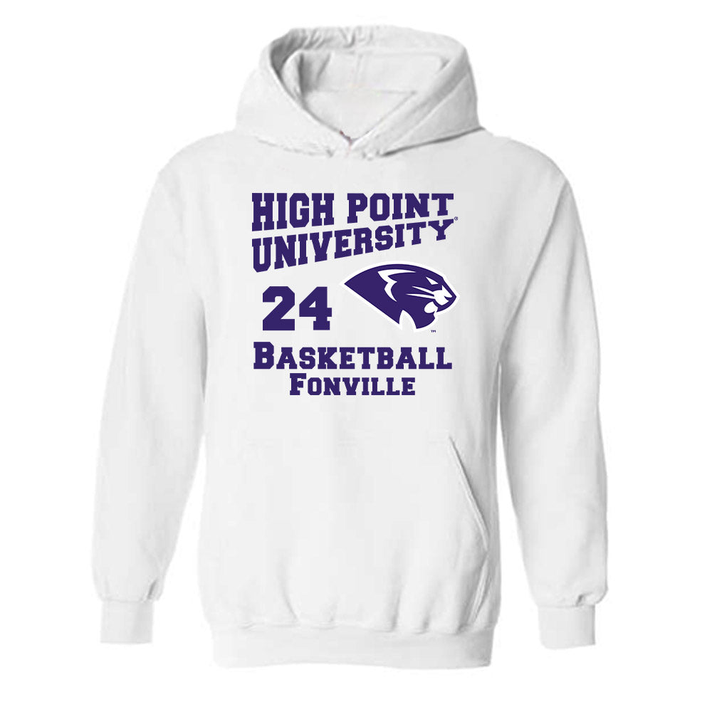 High Point - NCAA Men's Basketball : David Fonville - Hooded Sweatshirt-0