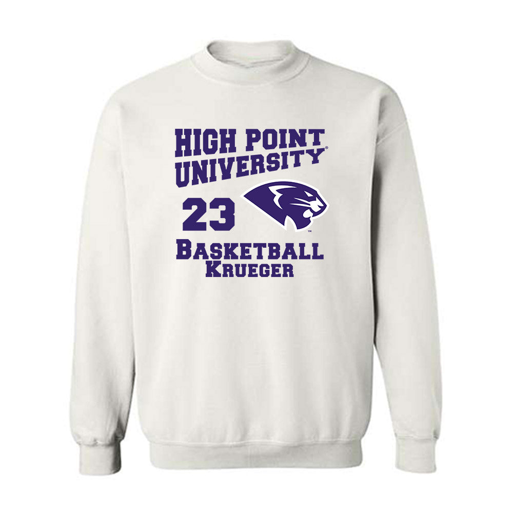 High Point - NCAA Men's Basketball : Kasen Krueger - Crewneck Sweatshirt-0