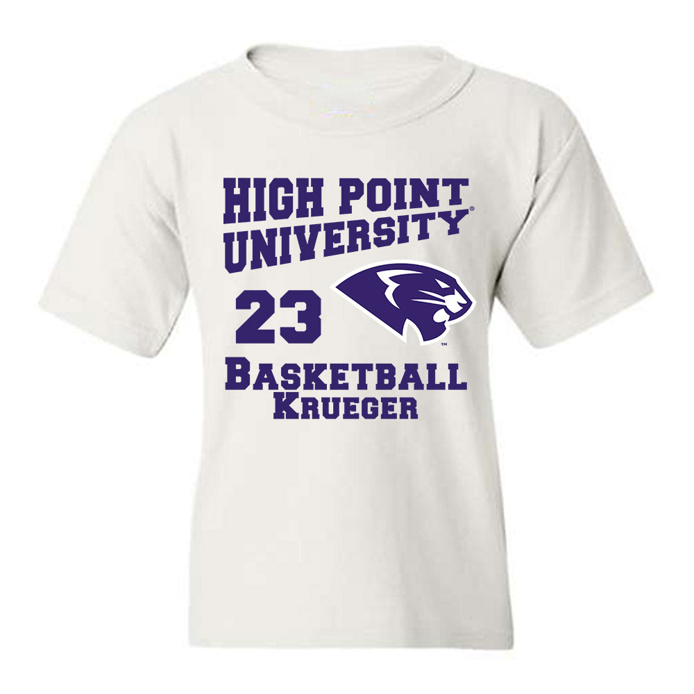 High Point - NCAA Men's Basketball : Kasen Krueger - Youth T-Shirt-0
