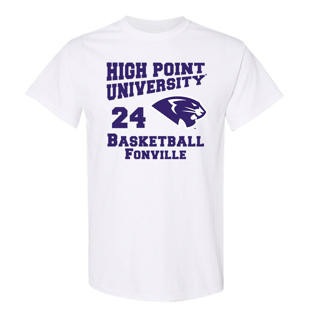High Point - NCAA Men's Basketball : David Fonville - T-Shirt-0