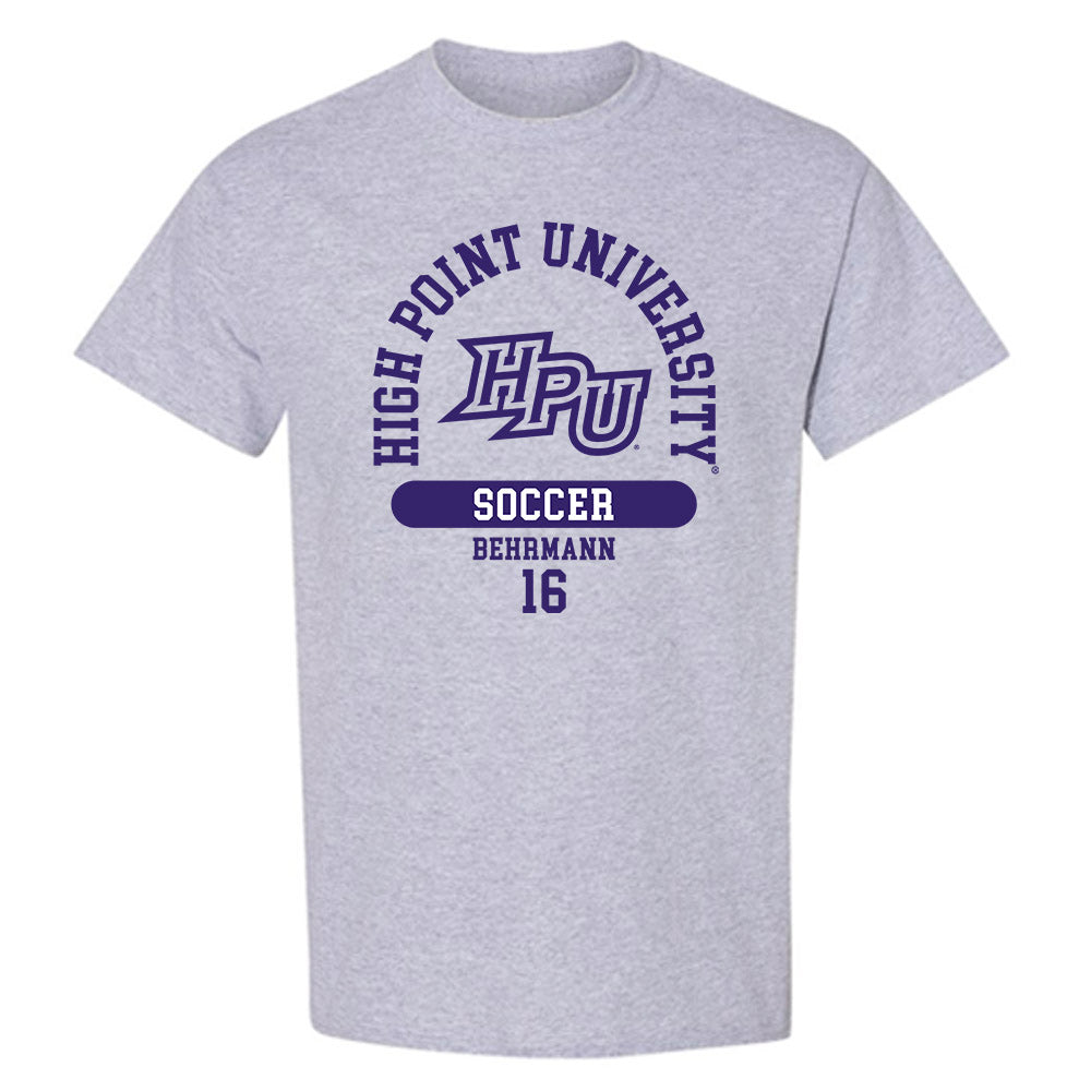 High Point - NCAA Men's Soccer : Noah Behrmann - T-Shirt-0