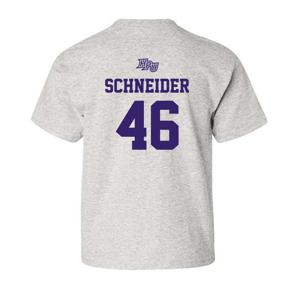 High Point - NCAA Baseball : Charlie Schneider - Youth T-Shirt-1