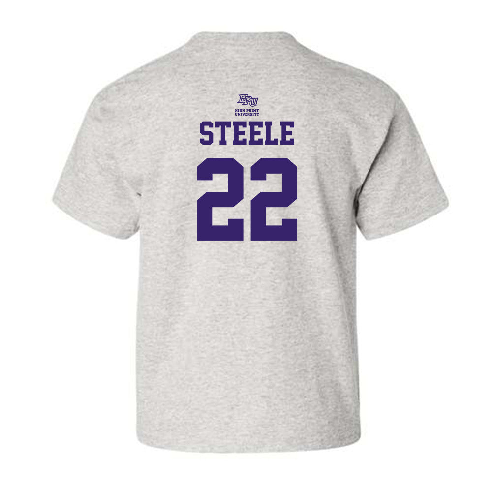 High Point - NCAA Men's Lacrosse : Nicholas Steele - Youth T-Shirt