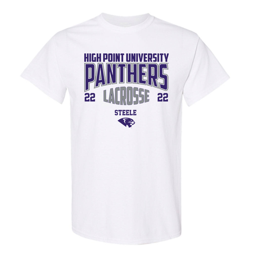 High Point - NCAA Men's Lacrosse : Nicholas Steele - T-Shirt