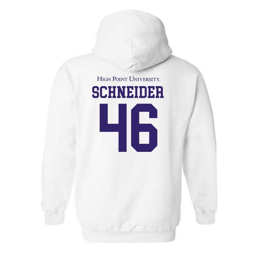High Point - NCAA Baseball : Charlie Schneider - Hooded Sweatshirt-1