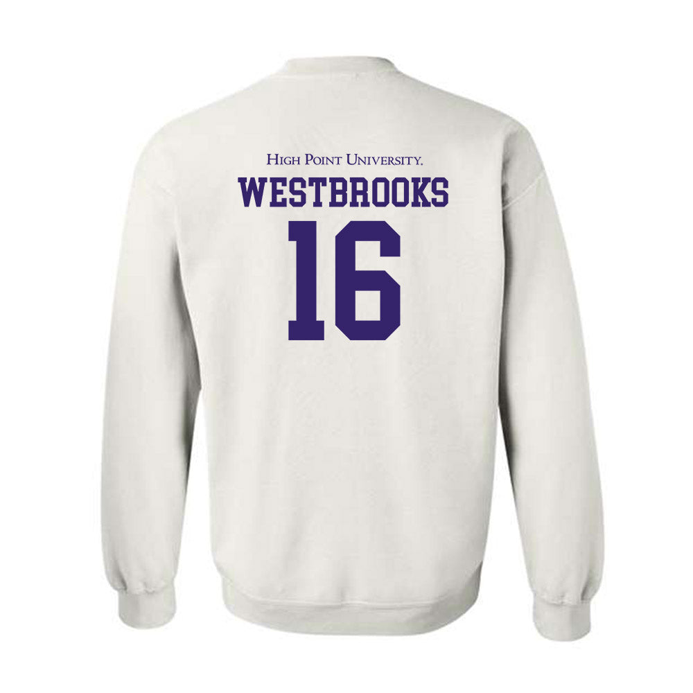 High Point - NCAA Men's Lacrosse : James Westbrooks - Crewneck Sweatshirt-1
