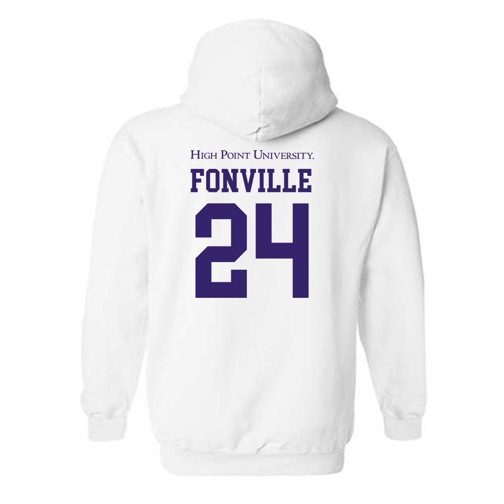 High Point - NCAA Men's Basketball : David Fonville - Hooded Sweatshirt-1