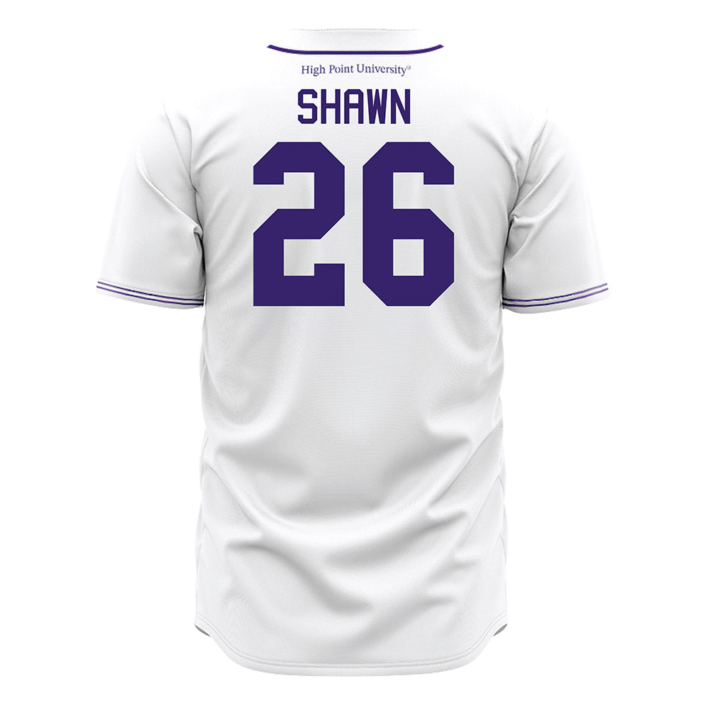 High Point - NCAA Baseball : Brody Shawn - White Jersey-1
