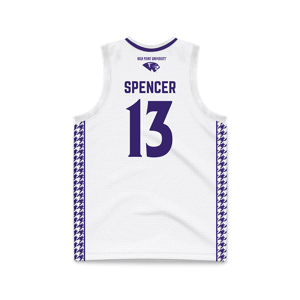 High Point - NCAA Women's Basketball : Macy Spencer - White Basketball Jersey-1