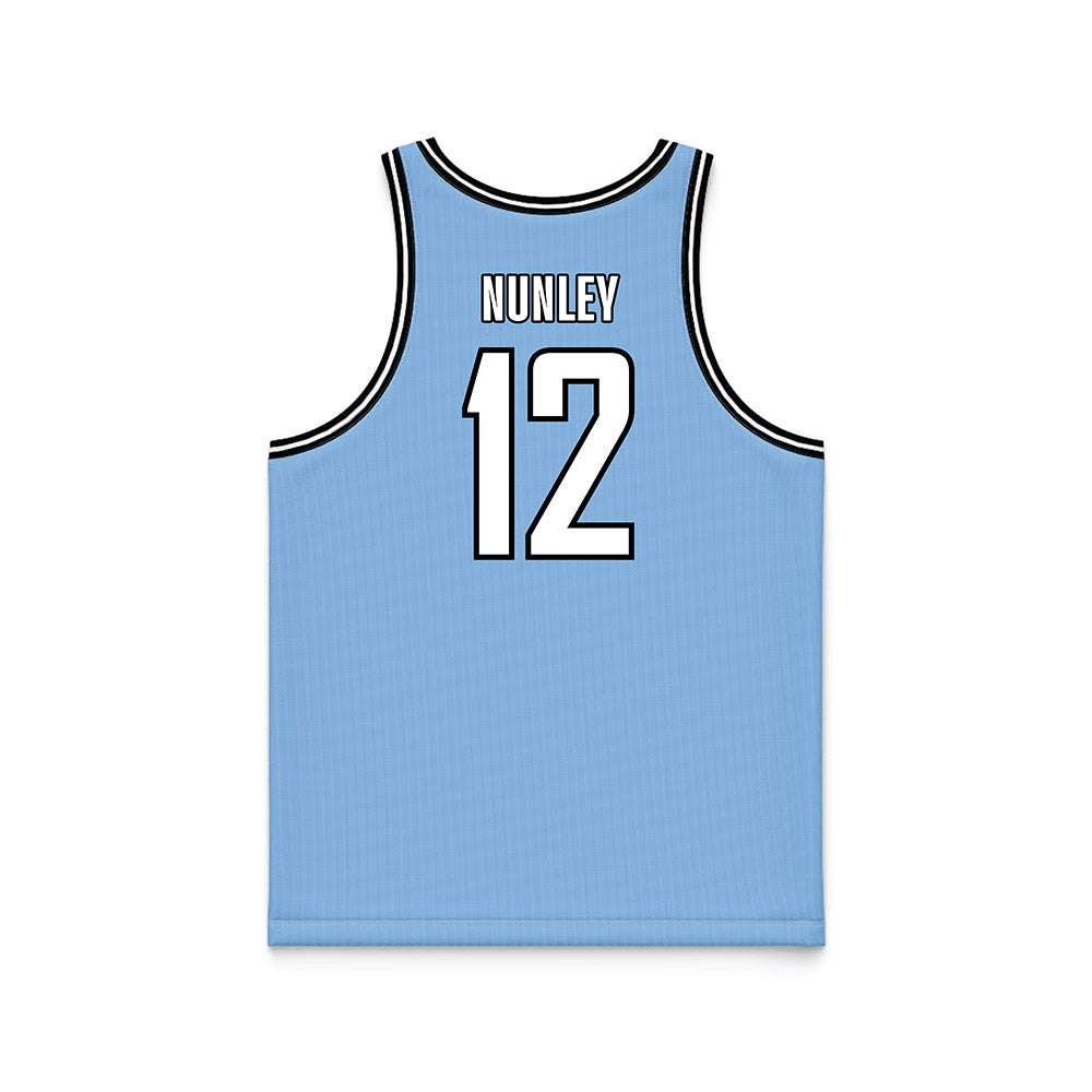 Old Dominion - NCAA Women's Basketball : Alisha Nunley - Blue Basketball Jersey-1