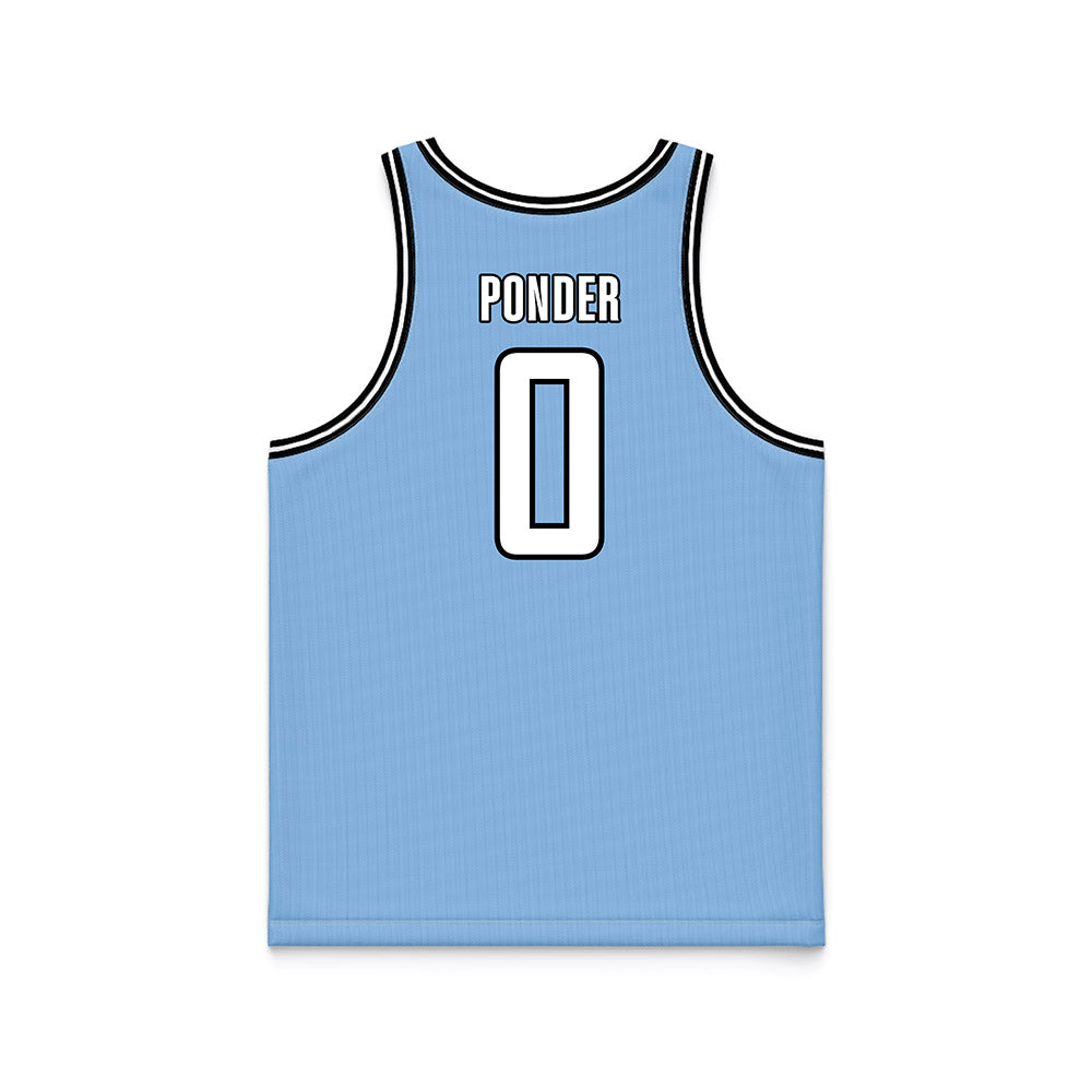 Old Dominion - NCAA Women's Basketball : Jaylen Ponder - Blue Basketball Jersey-1