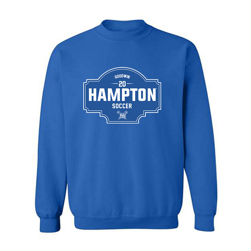 Hampton - NCAA Women's Soccer : Taryn Goodwin - Classic Fashion Shersey Crewneck Sweatshirt-0