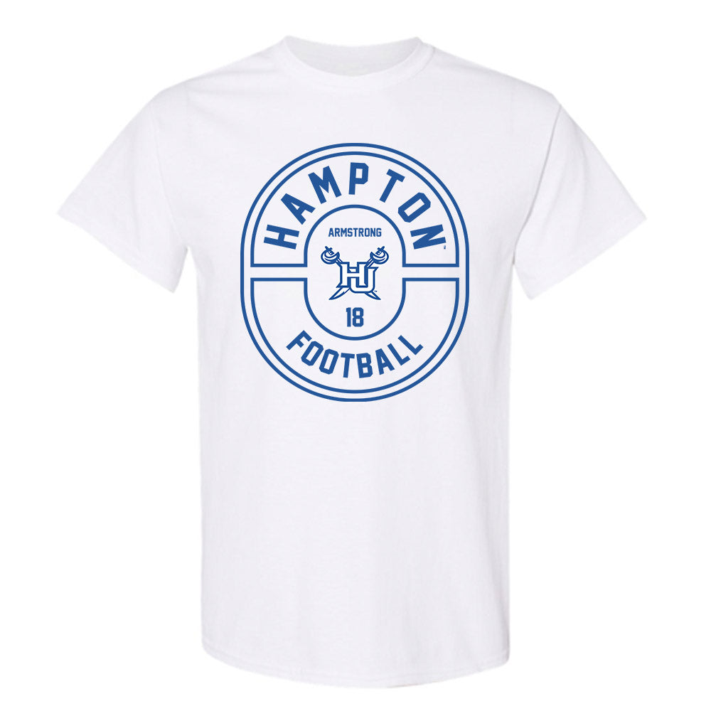 Hampton - NCAA Football : Antonio Armstrong - Classic Fashion Shersey T-Shirt-0