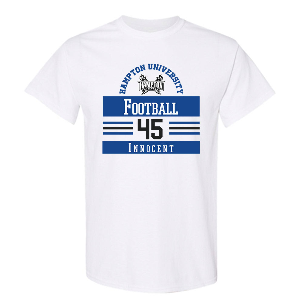 Hampton - NCAA Football : Mcowens Innocent - Classic Fashion Shersey T-Shirt-0