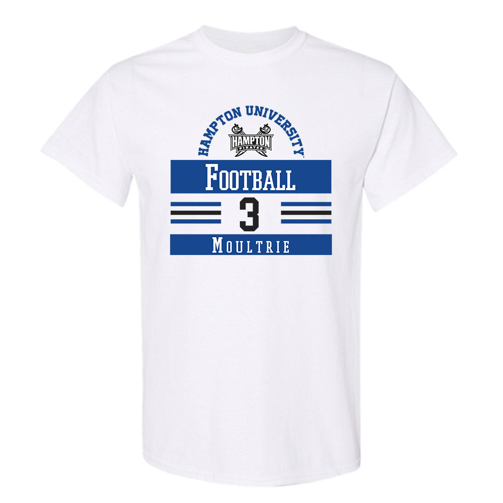 Hampton - NCAA Football : Mj Moultrie - Classic Fashion Shersey T-Shirt-0