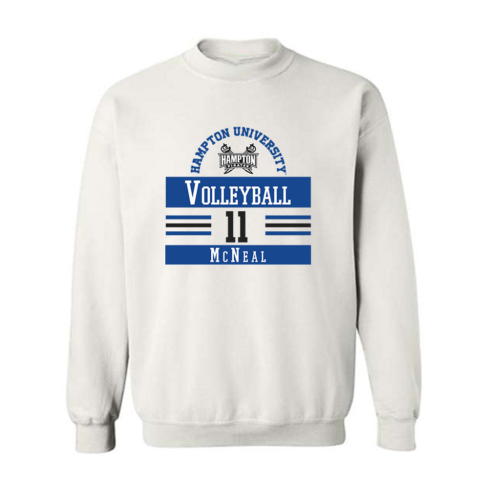 Hampton - NCAA Women's Volleyball : Kylah McNeal - Classic Fashion Shersey Crewneck Sweatshirt-0