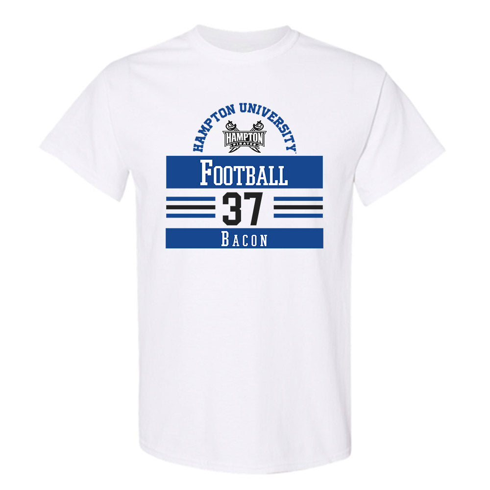 Hampton - NCAA Football : Elijah Bacon - Classic Fashion Shersey T-Shirt-0