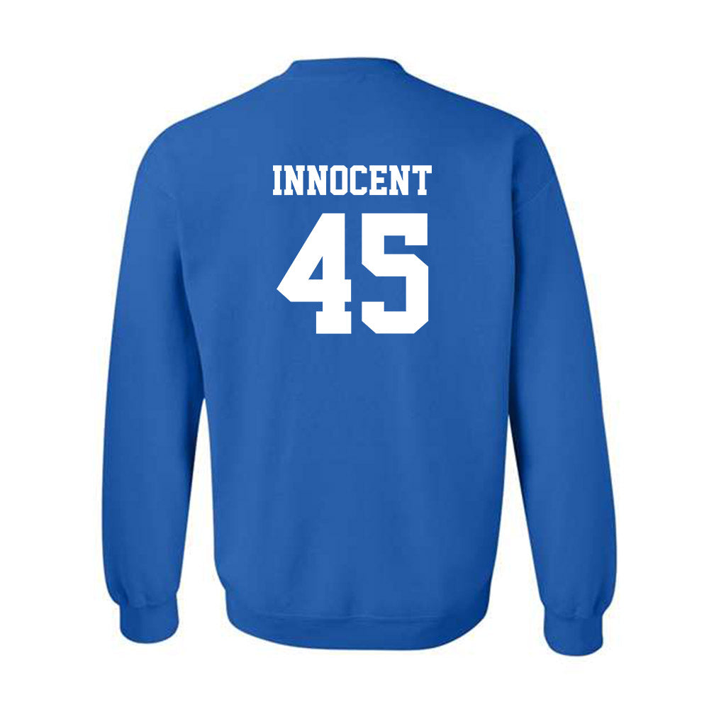Hampton - NCAA Football : Mcowens Innocent - Classic Shersey Crewneck Sweatshirt-1