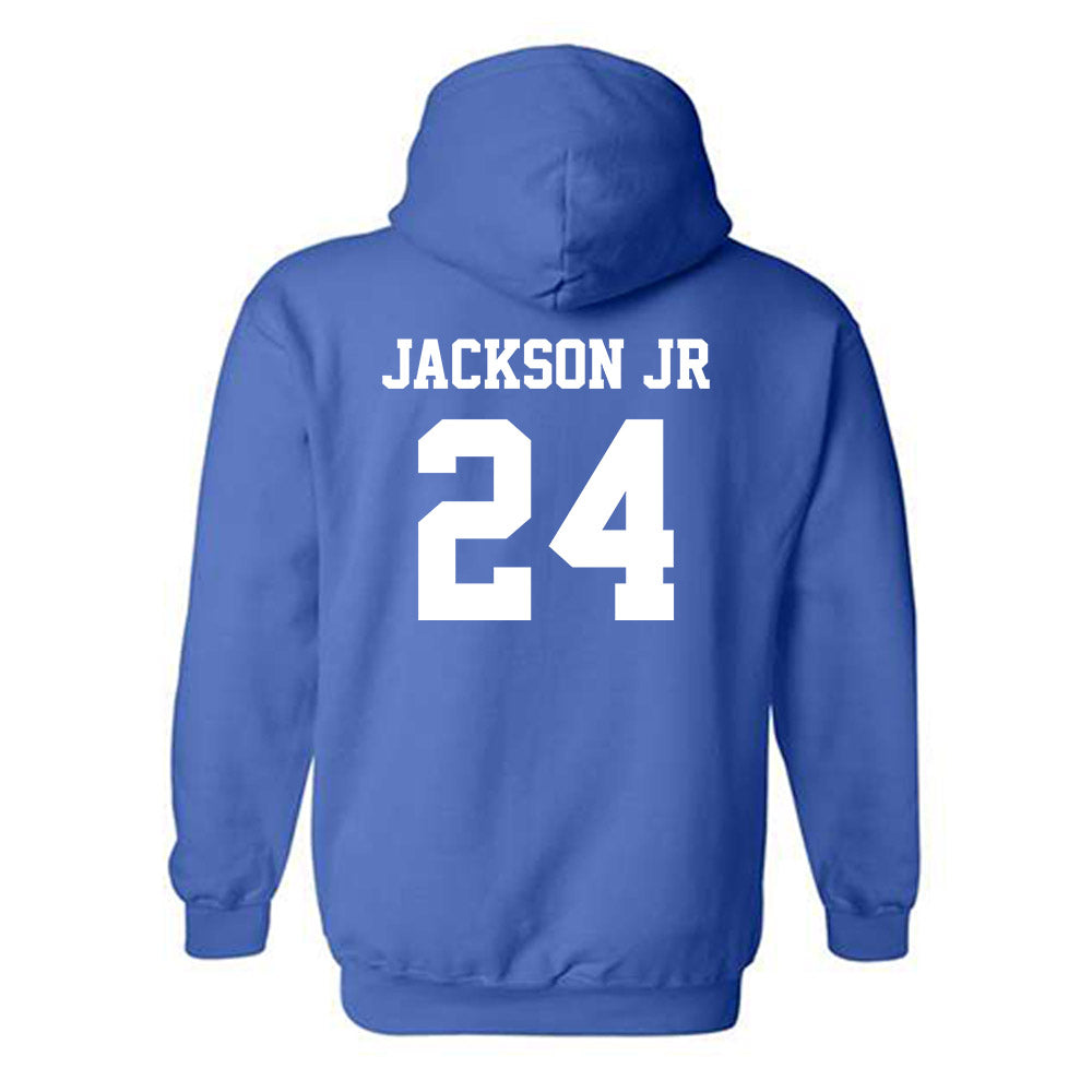 Hampton - NCAA Football : Andre Jackson Jr - Classic Shersey Hooded Sweatshirt-1