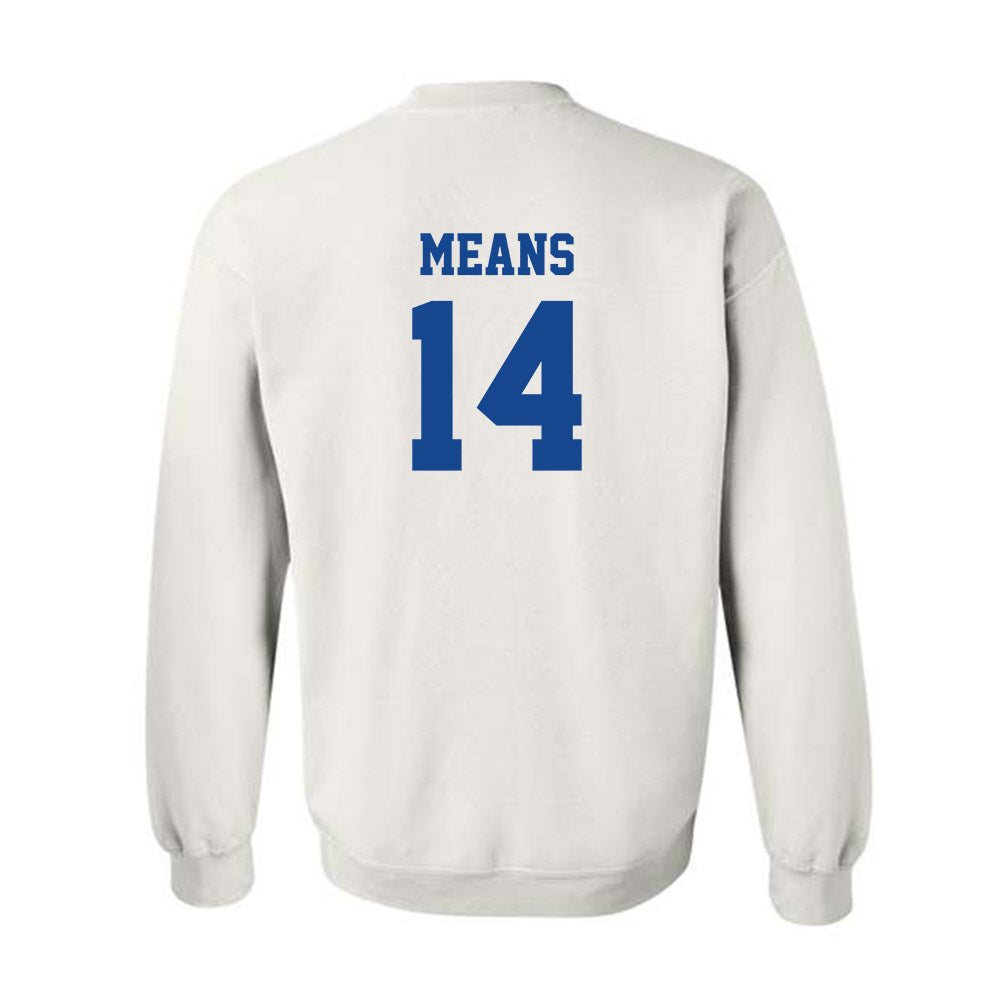 Hampton - NCAA Football : Nare Means - Classic Shersey Crewneck Sweatshirt-1