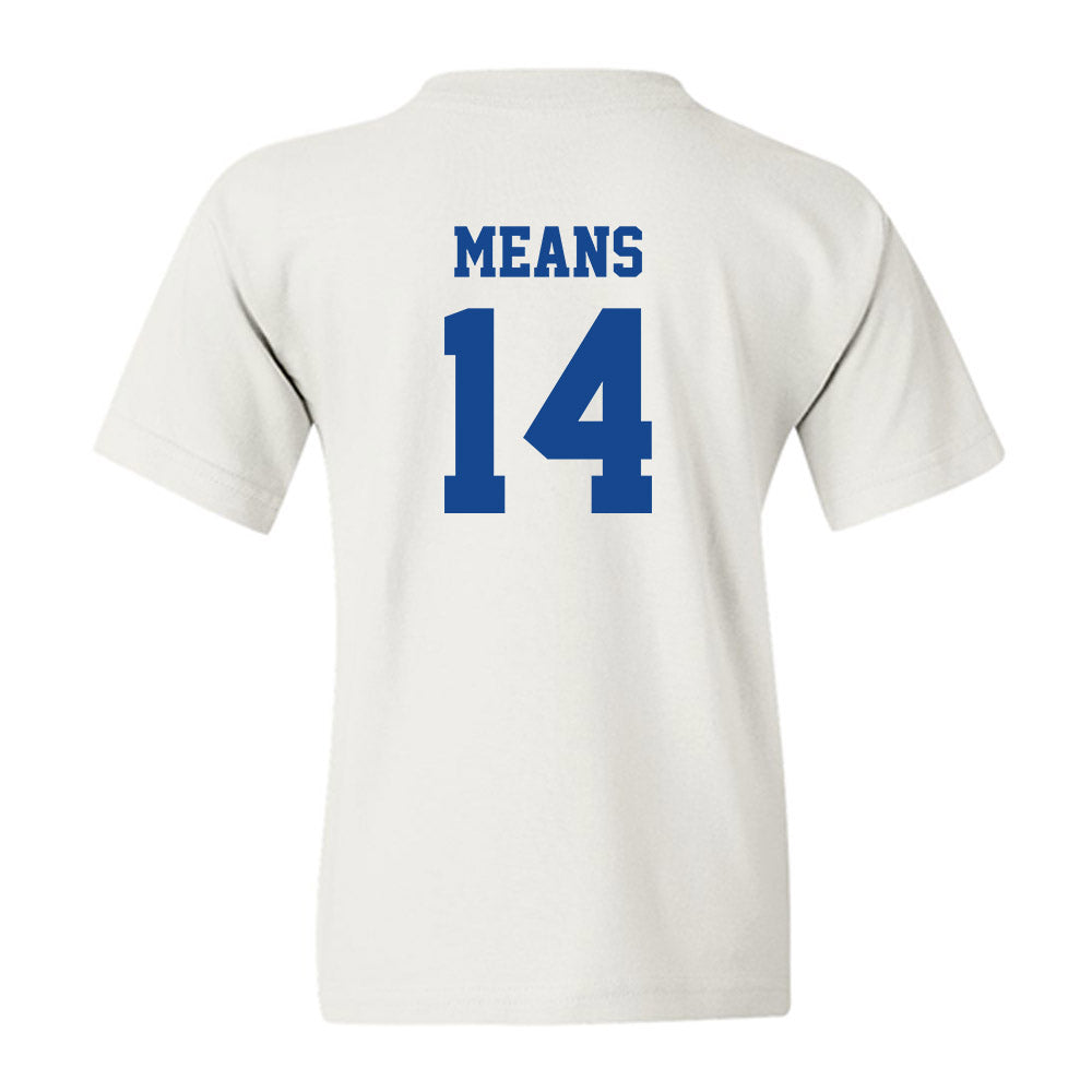 Hampton - NCAA Football : Nare Means - Classic Shersey Youth T-Shirt-1